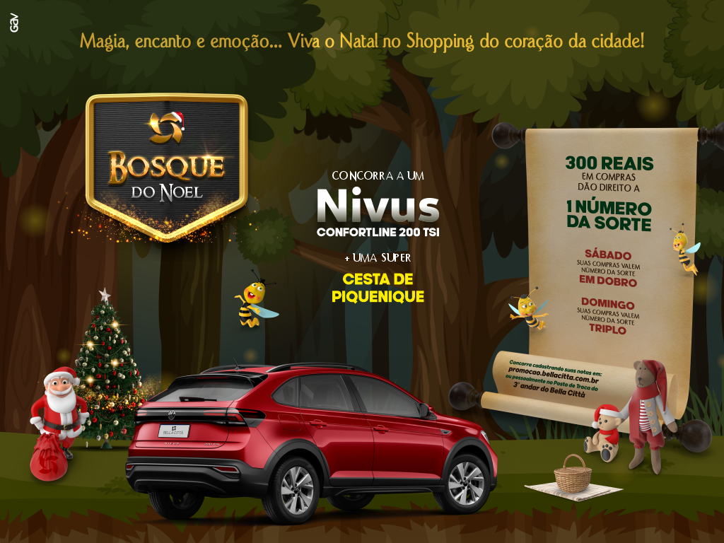 Campanha Bosque do Noel no Bella