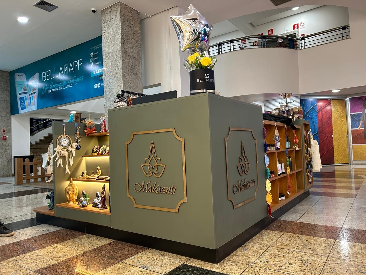 Bella Città Shopping recebe quiosque Malasanti no terceiro andar
