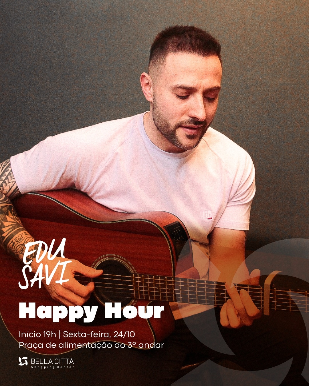 Dia 24 de outubro tem Happy Hour no Bella Città