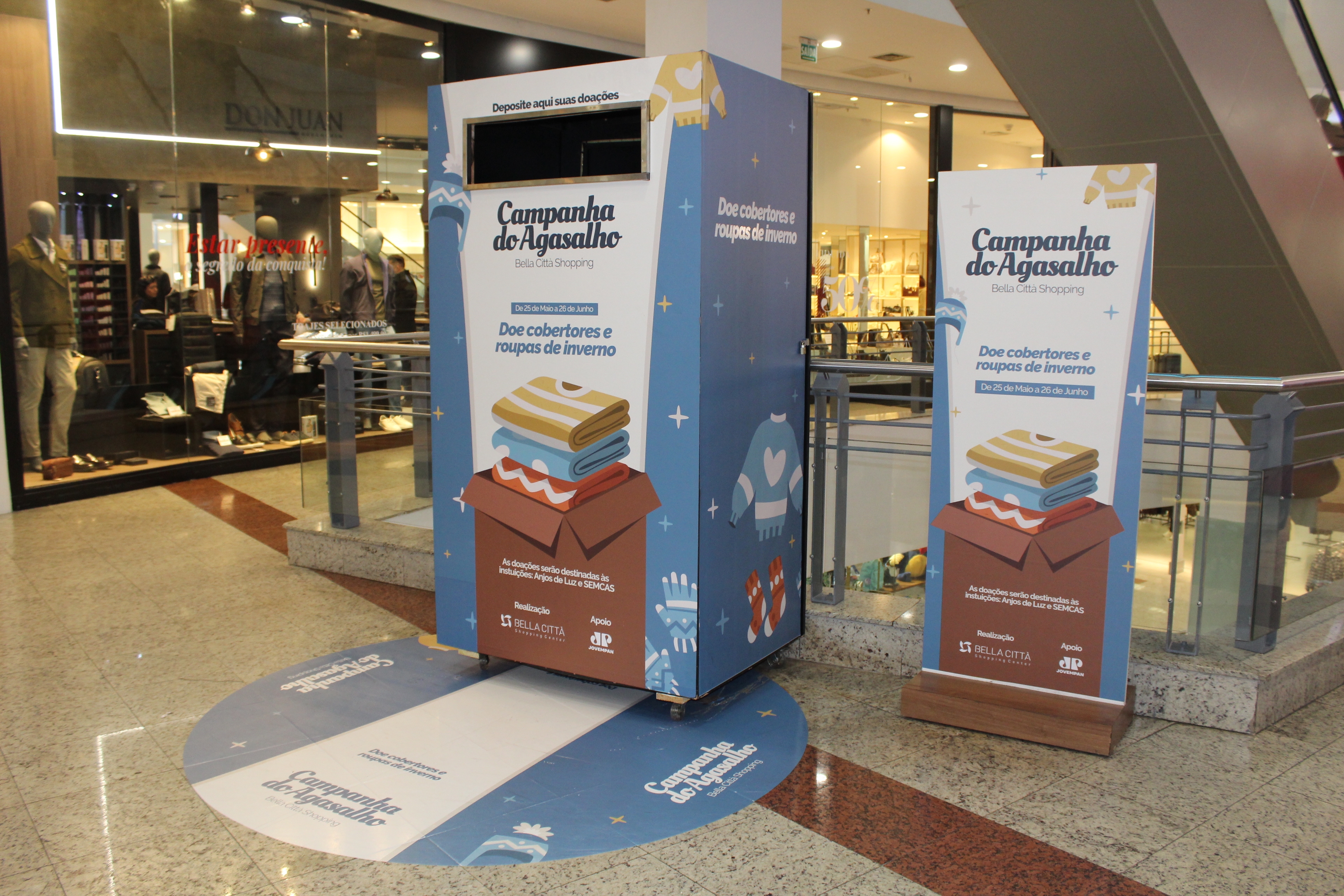 Bella Città e Jovem Pan estendem Campanha do Agasalho até 10 de julho