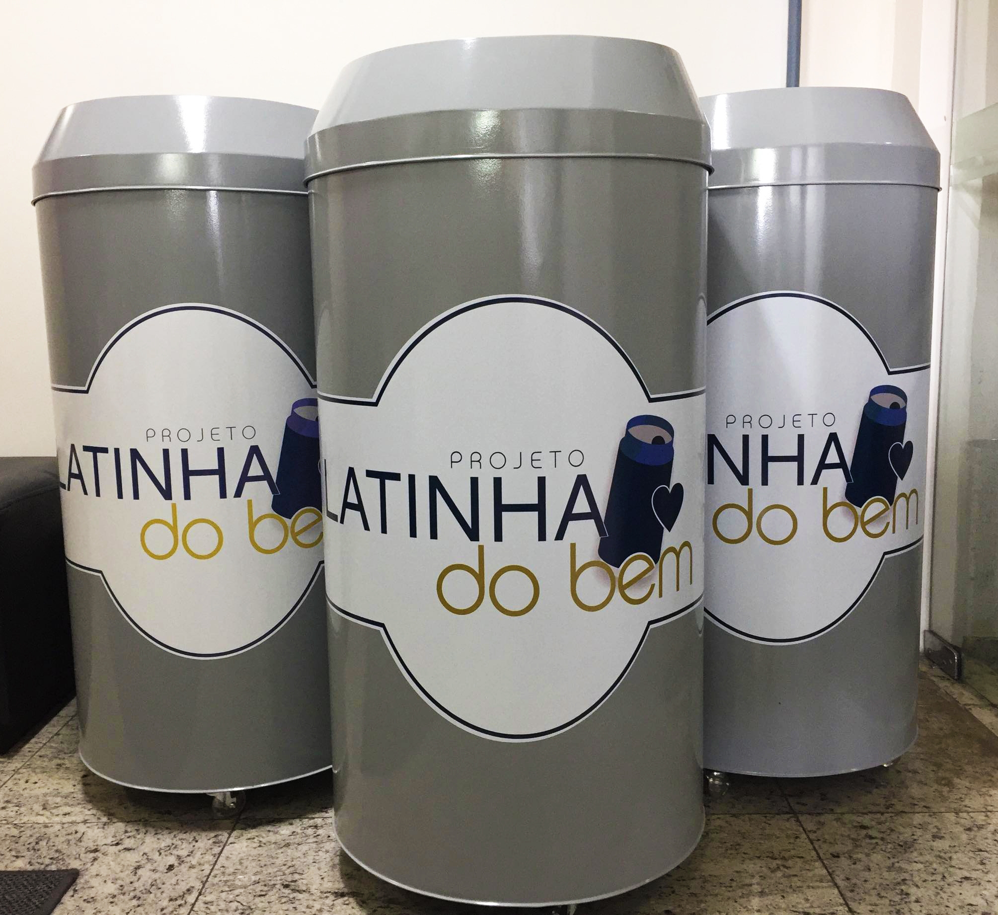Projeto Latinha do Bem inicia nessa segunda no Bella Città Shopping