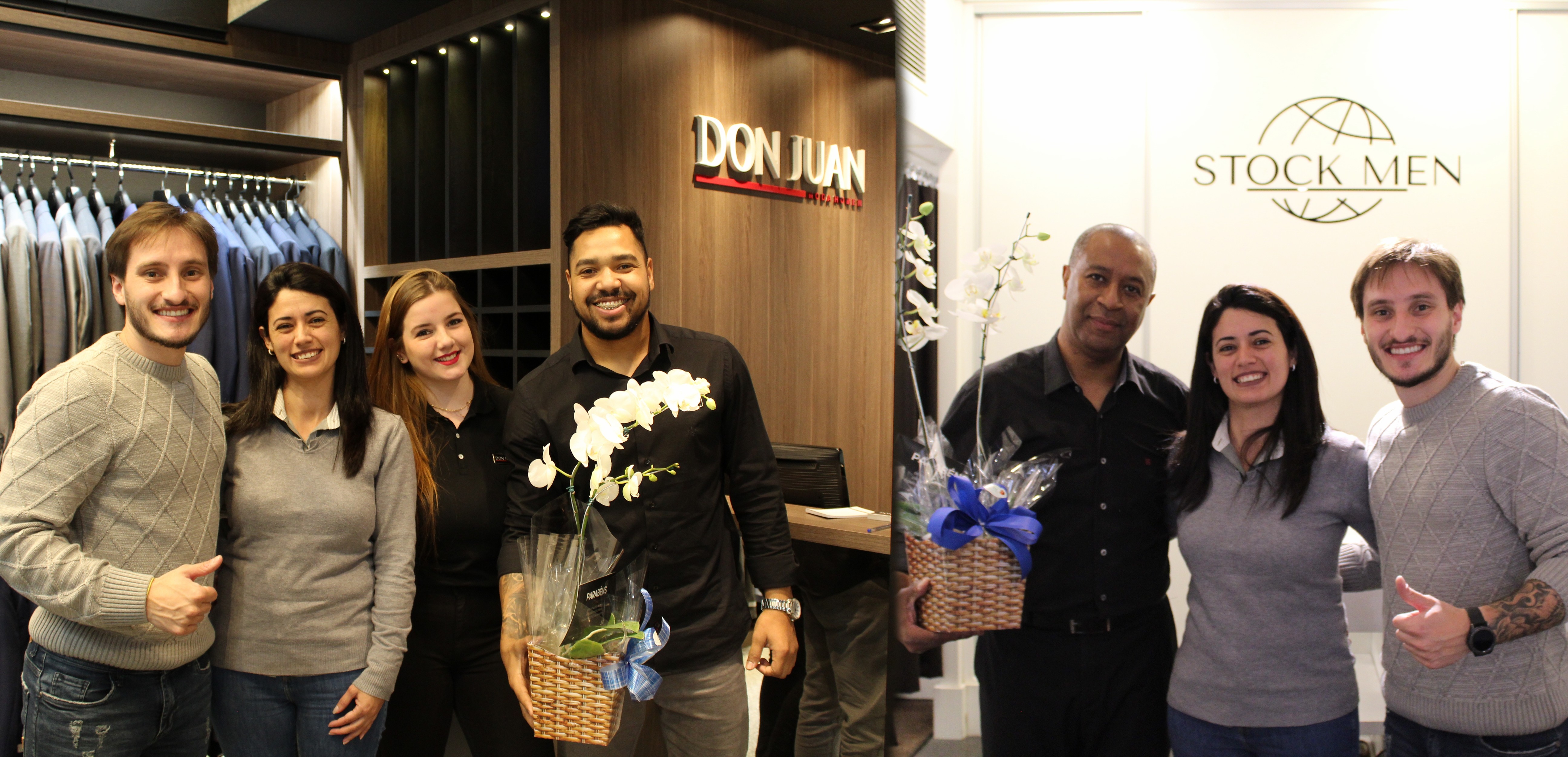 Don Juan Moda Homem e Stock Men no Bella Città Shopping