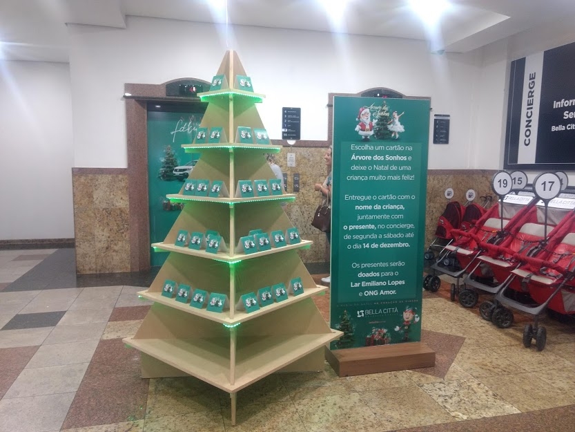 Natal de solidariedade no Bella Città Shopping
