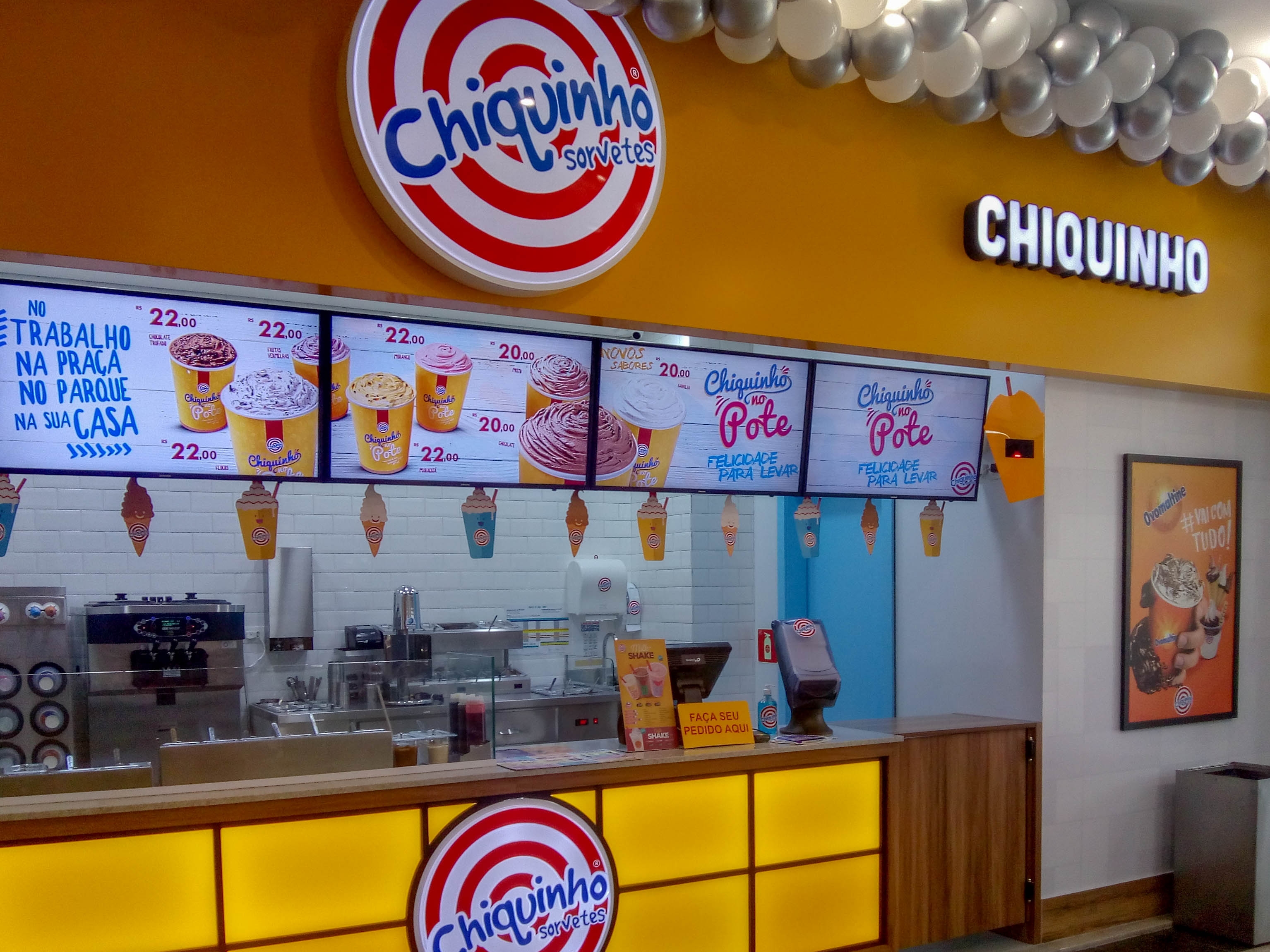 A Chiquinho Sorvetes inaugura no Bella Città
