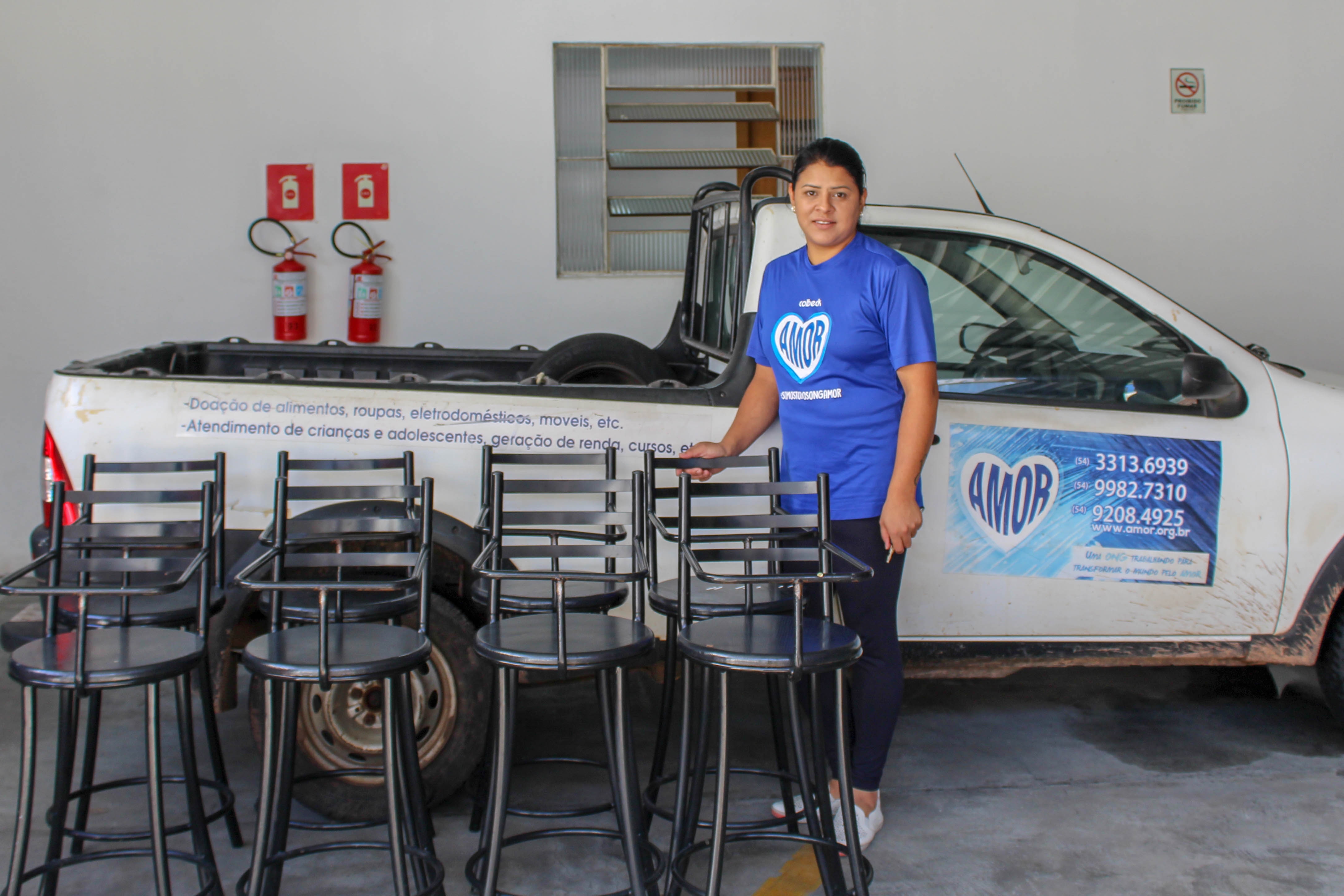 Bella Città realiza doação para a Ong Amor