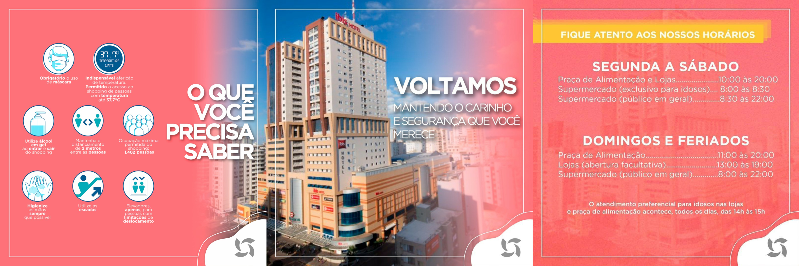 Confira todas as medidas de segurança adotadas pelo Bella Città